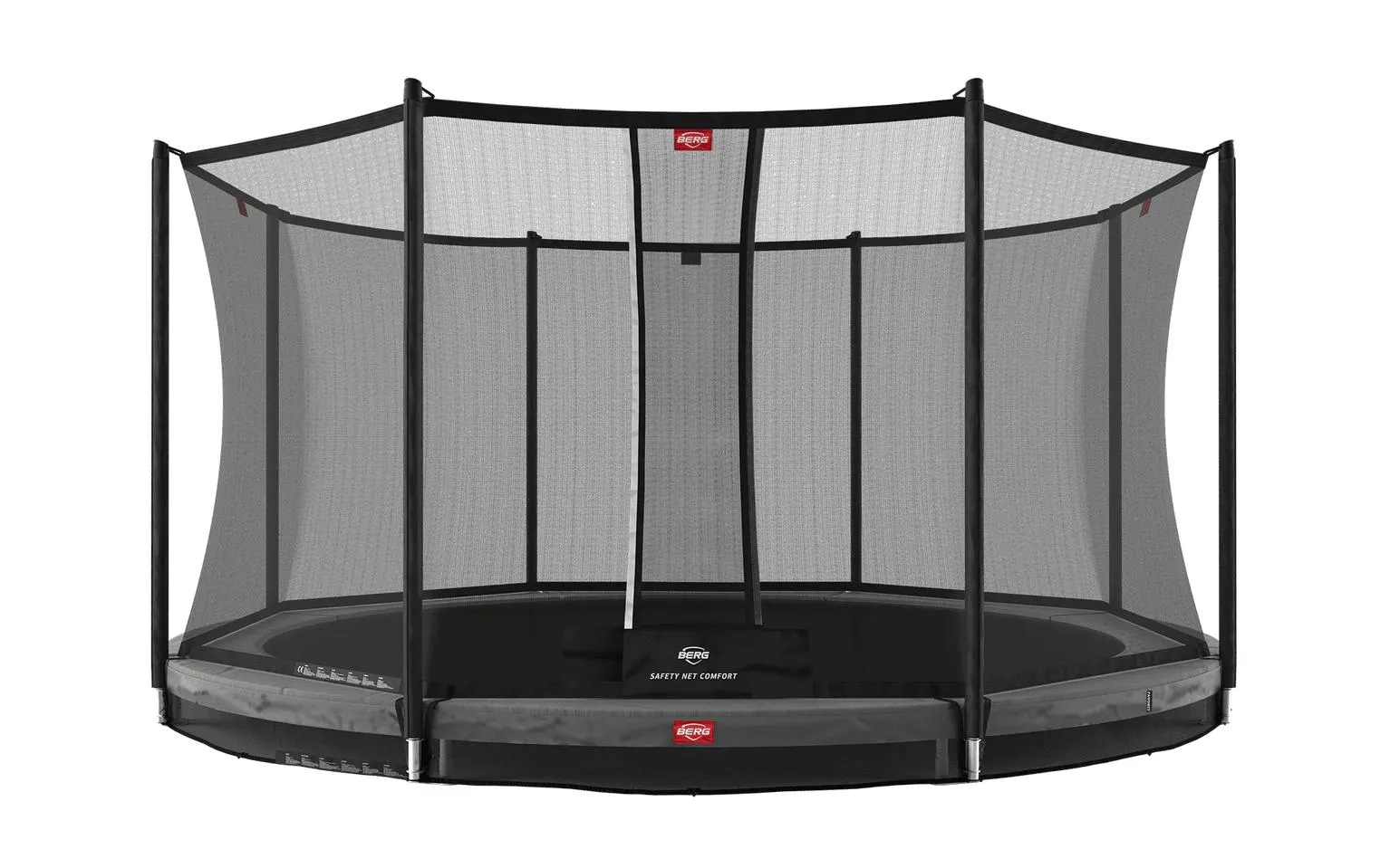 BERG Favorit InGround 380 Grey + Safety Net Comfort