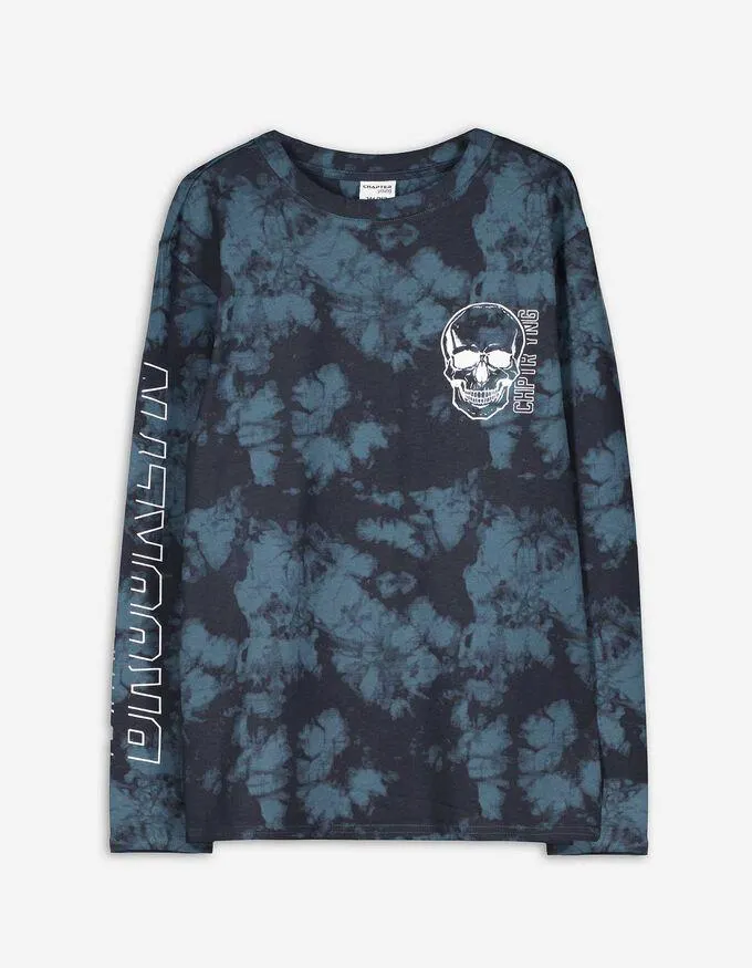 Tričko s dlouhým rukávem - Potisk