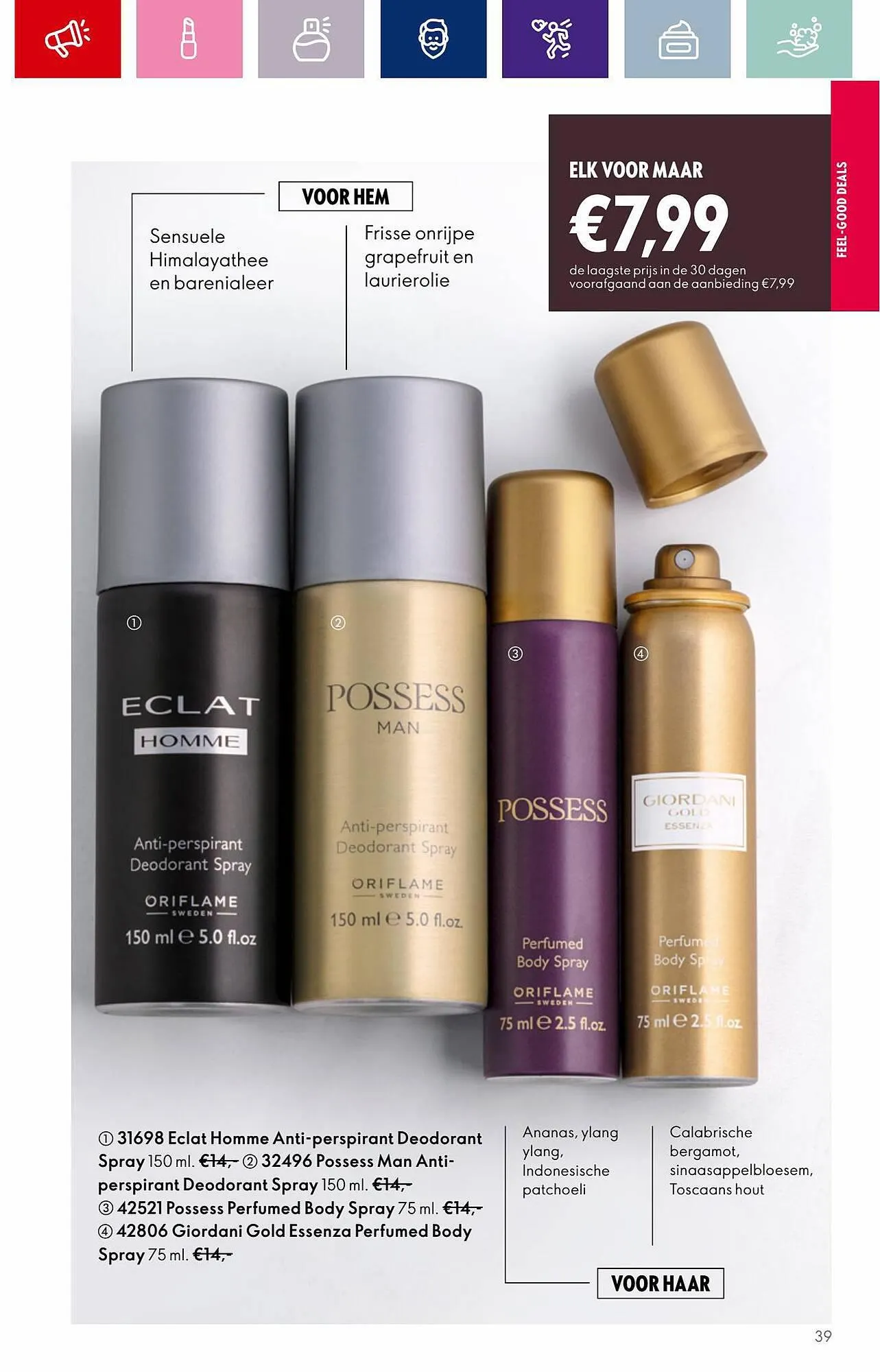 Oriflame folder van 22 augustus tot 12 september 2023 - Folder pagina 39