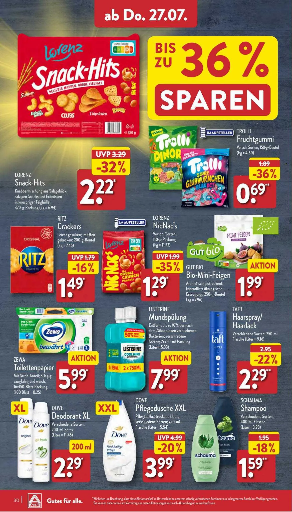 Aldi Duitsland Folder van 20 juli tot 26 juli 2023 - Folder pagina 30