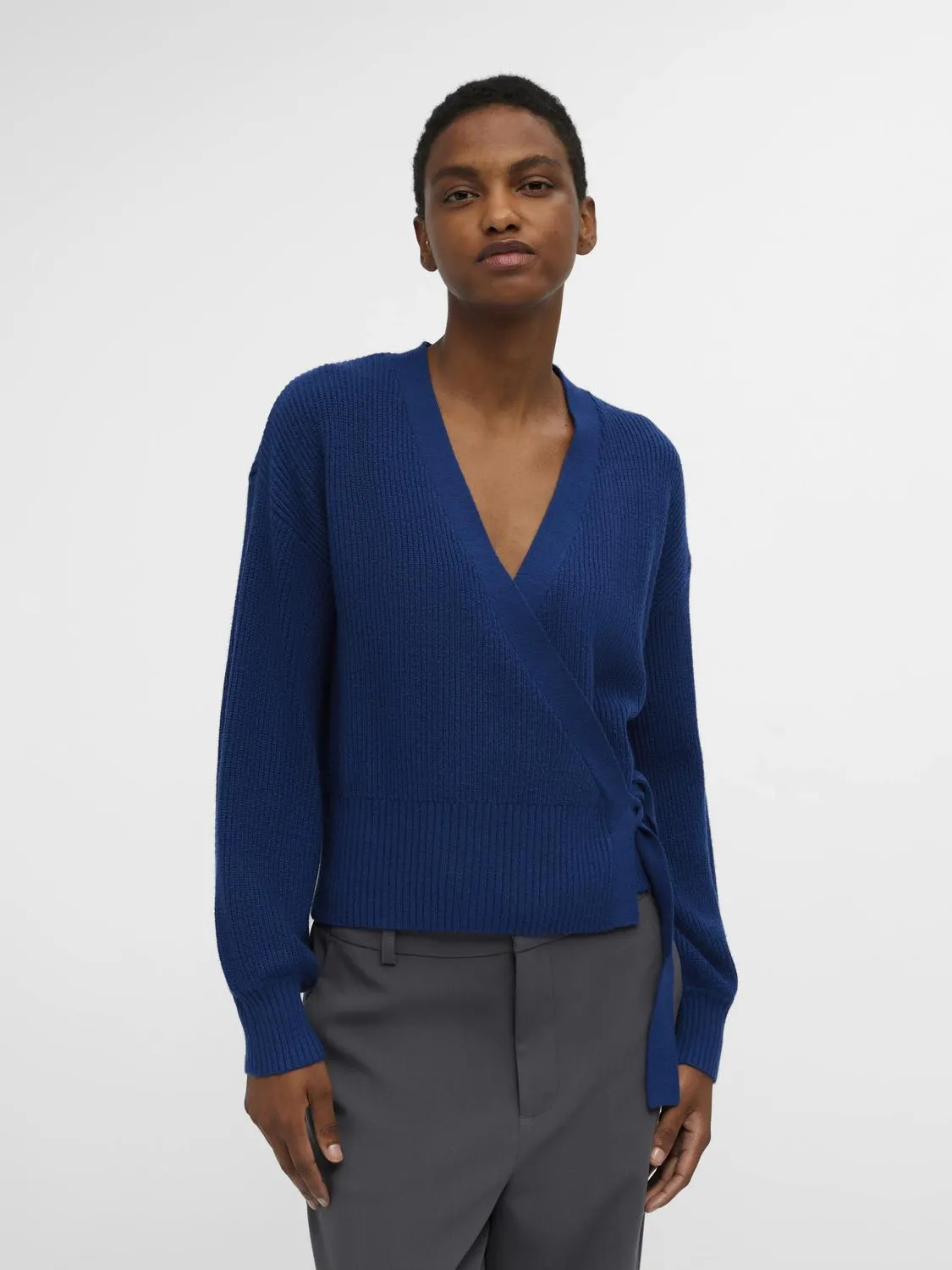 OBJMALENA Cardigan - Estate Blue