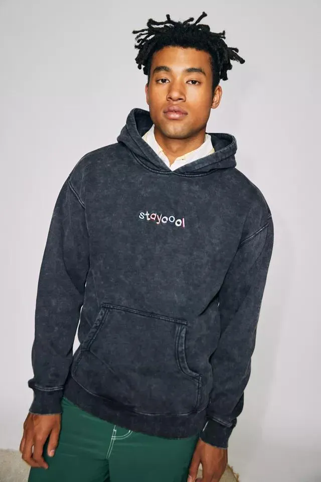 STAYCOOLNYC Washed Hoodie Sweatshirt