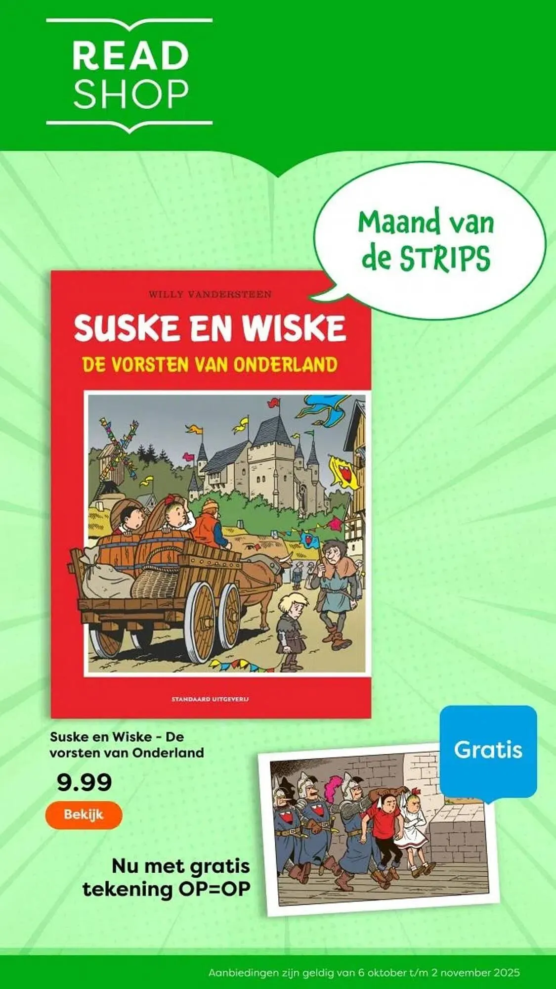 The Read Shop folder van 6 oktober tot 2 november 2025 - Folder pagina 1
