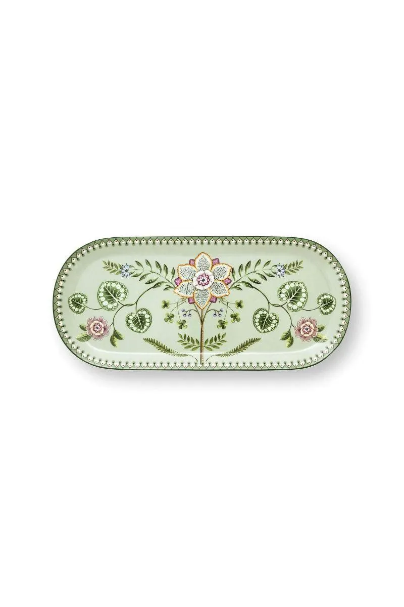 Taartplateau Rechthoekig Lily&Lotus Licht Groen