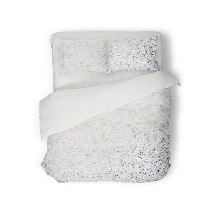 Eleganzzz Dekbedovertrek Foil Velvet - white