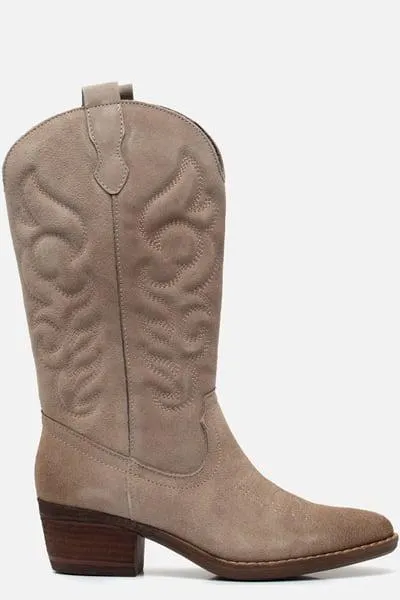 Cellini Cowboylaarzen beige Suede