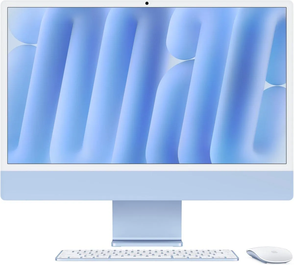 Apple iMac 24 inch M4 (10 core CPU/10 core GPU) 16GB/512GB Blauw QWERTY
