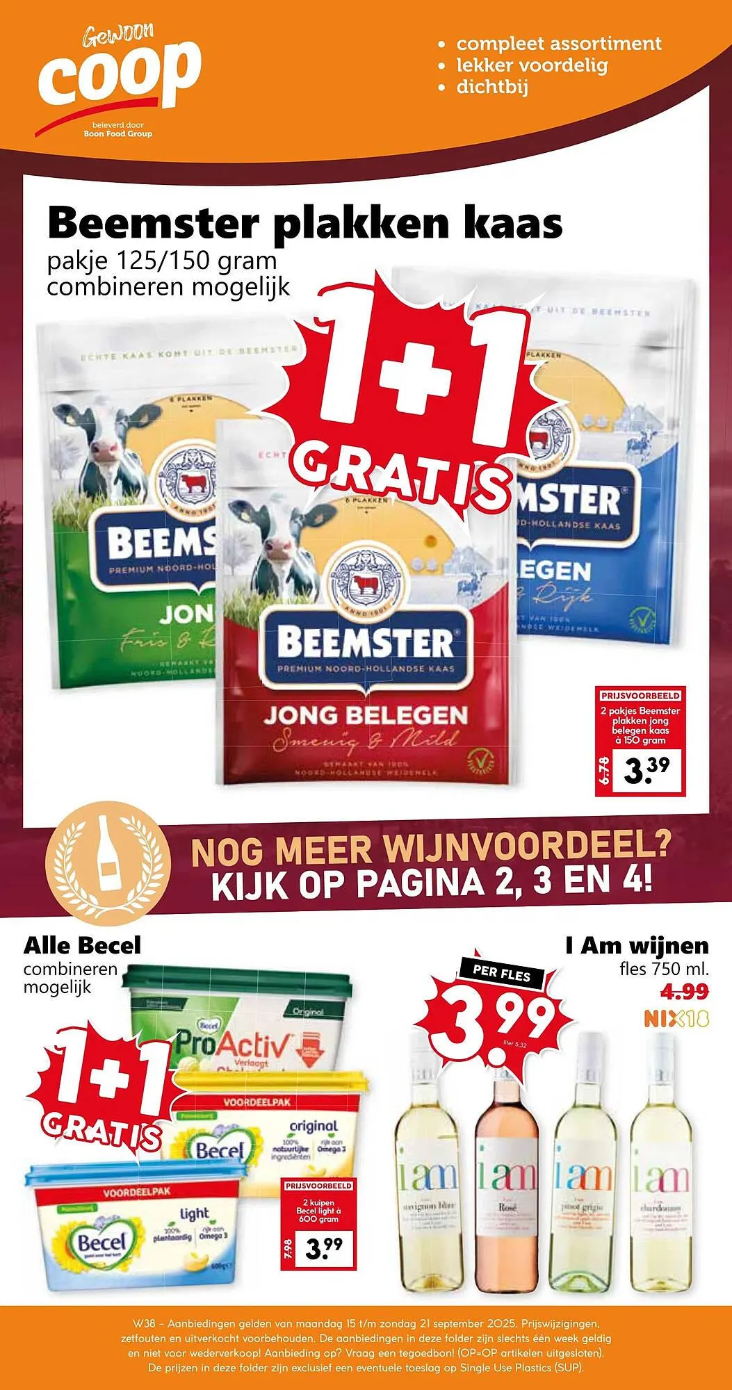 Coop folder van 15 september tot 21 september 2025 - Folder pagina 1