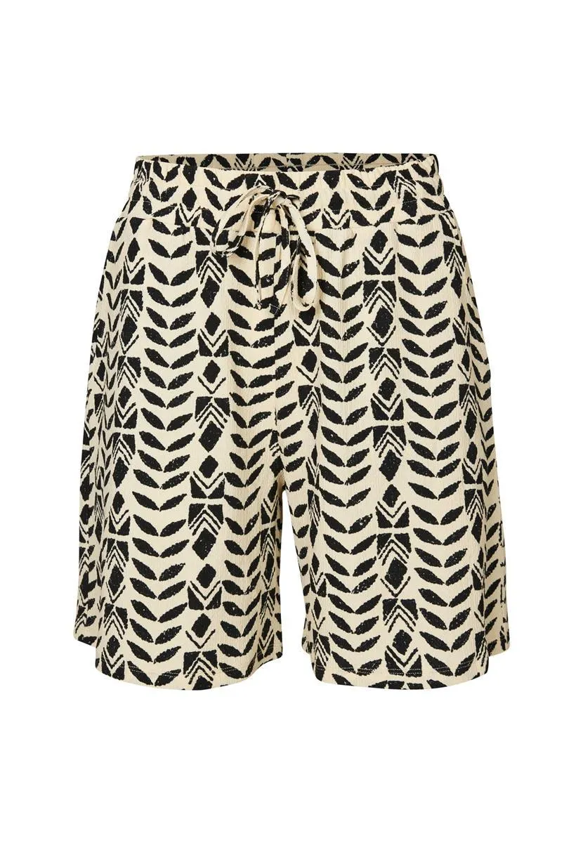 Short print zwart