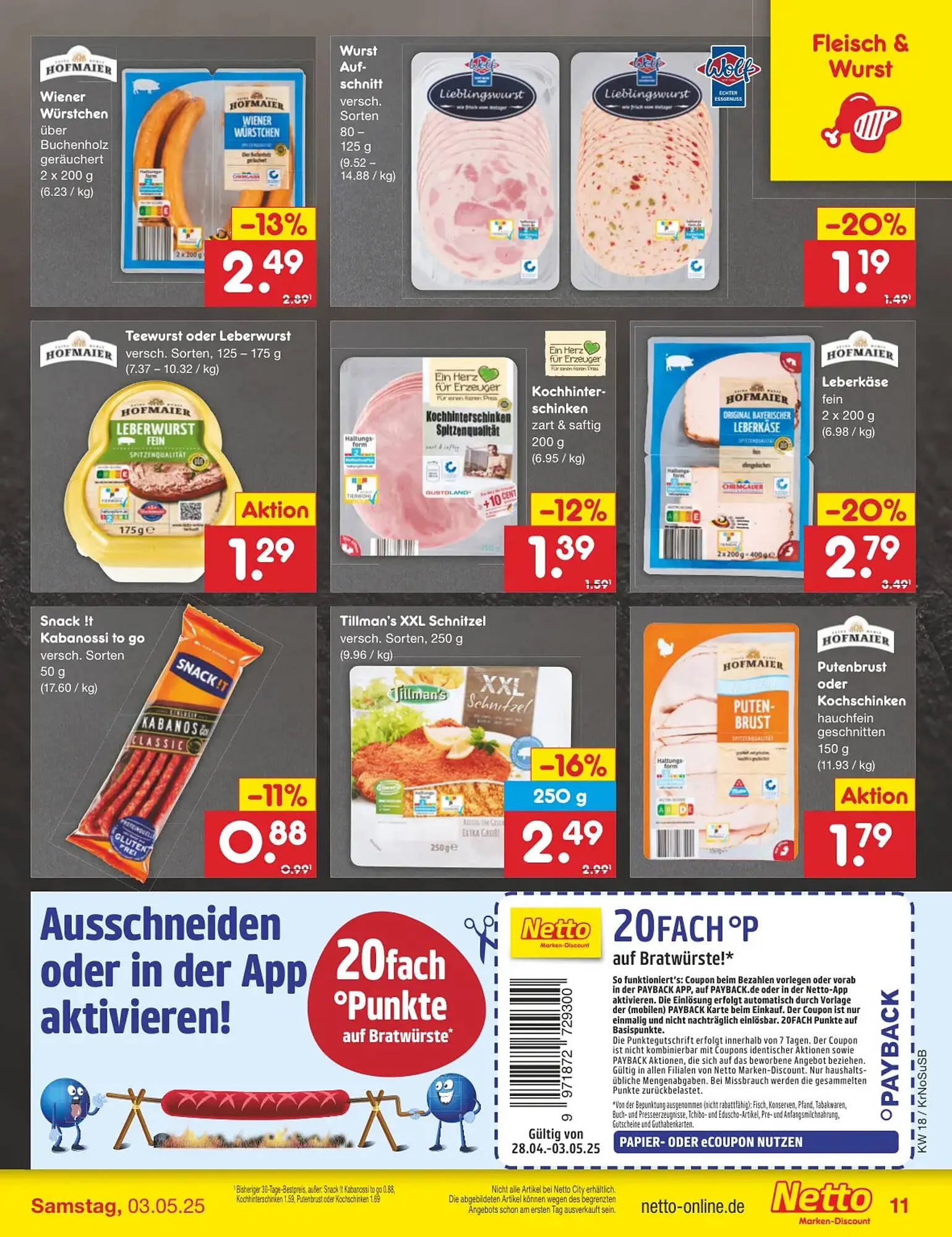 Netto Marken-Discount DE folder van 28 april tot 3 mei 2025 - Folder pagina 11