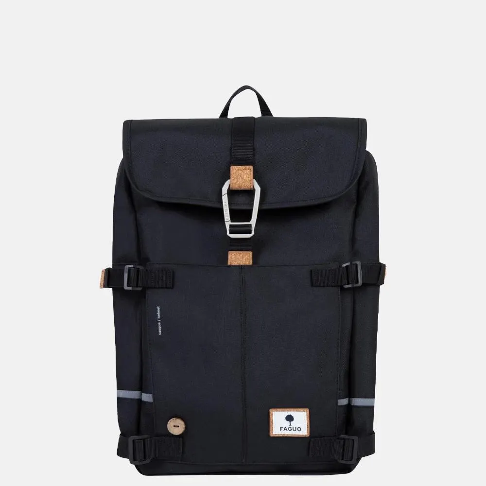 Faguo Commuter vegan rugzak 13 inch black