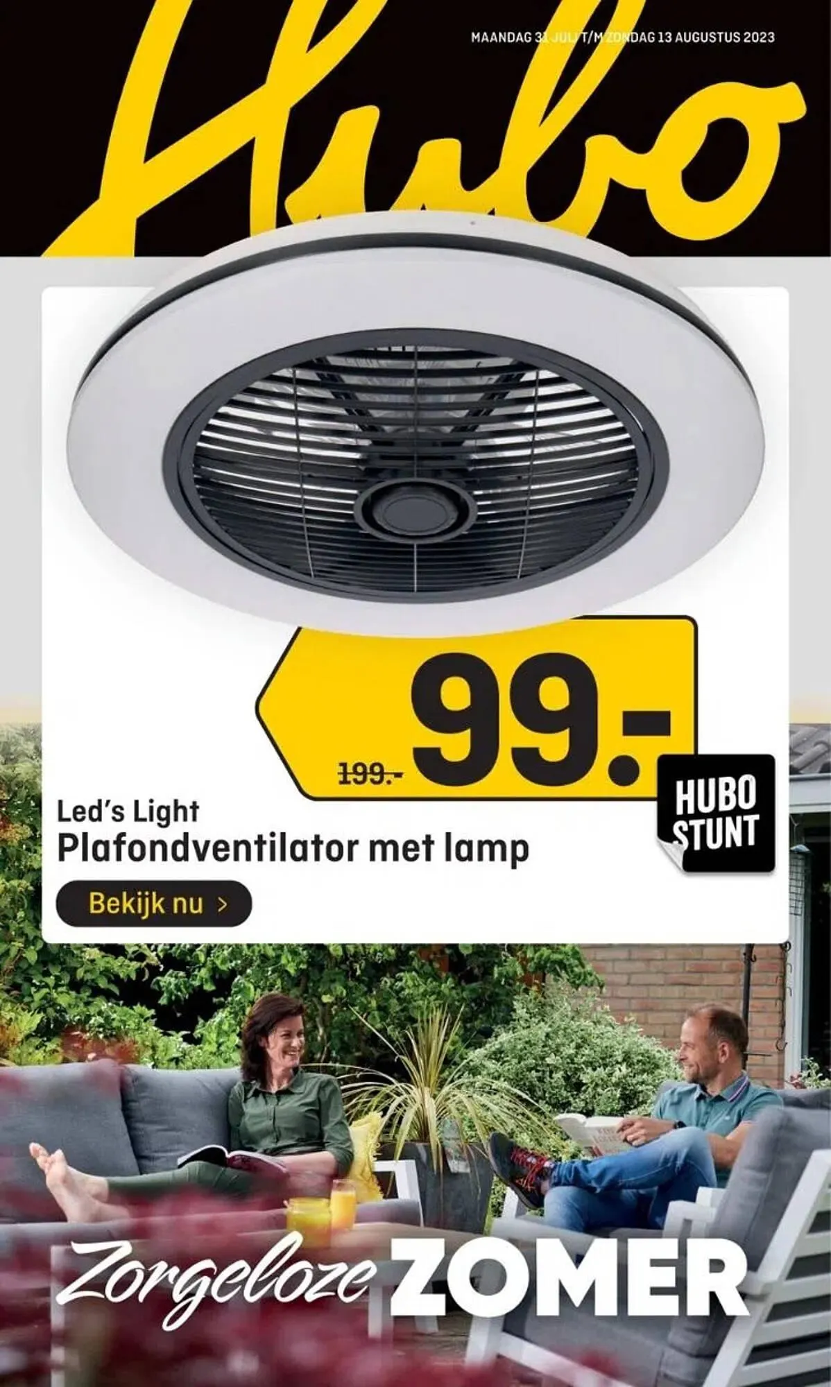 Hubo folder van 31 juli tot 13 augustus 2023 - Folder pagina 1