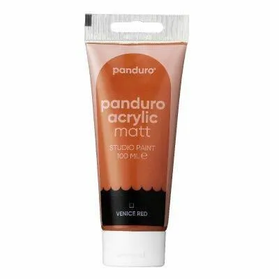 Panduro acrylverf mat - 100 ml - Venetiaans rood