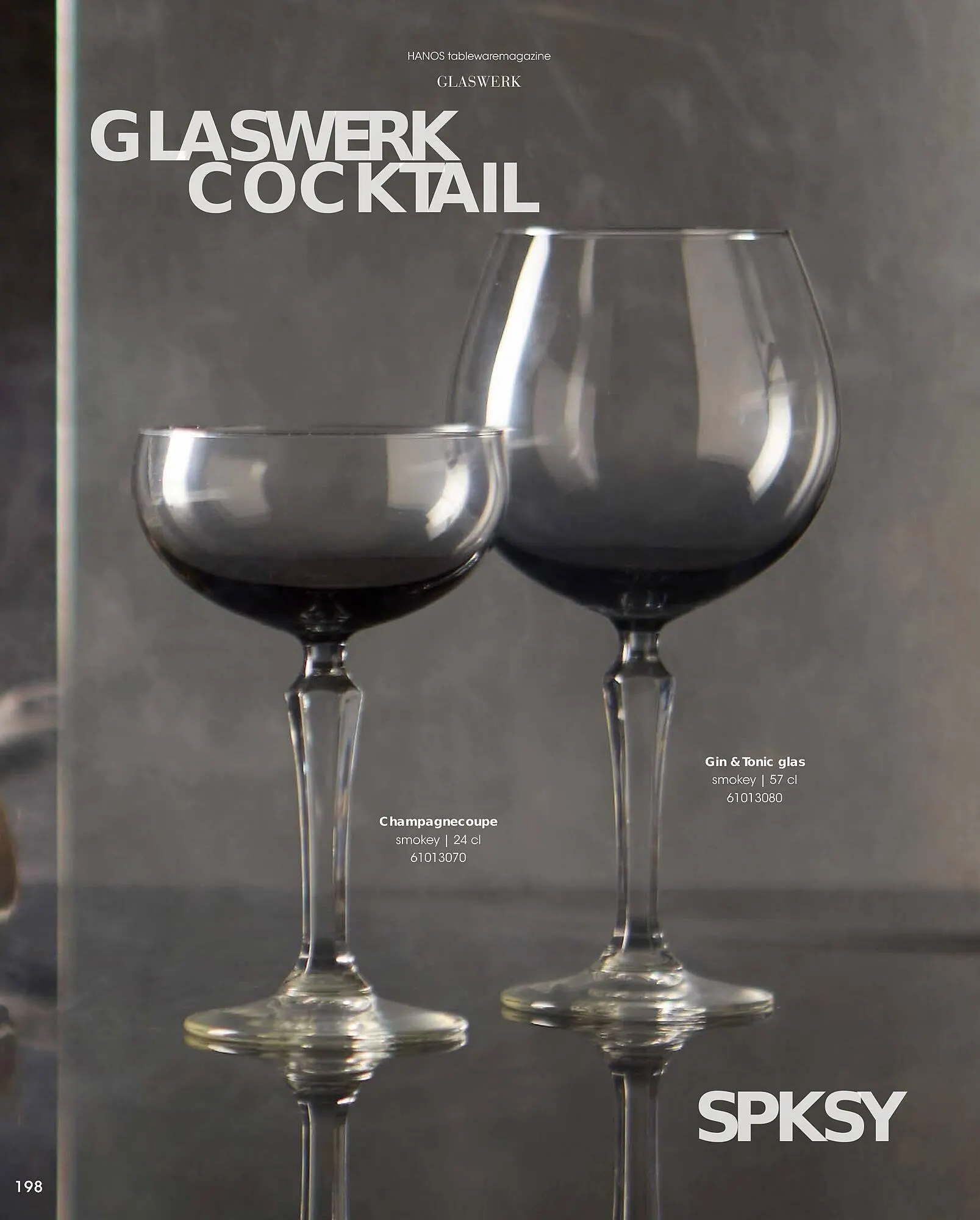 HANOS Tableware Magazine 2023-2024 van 1 januari tot 30 april 2024 - Folder pagina 198