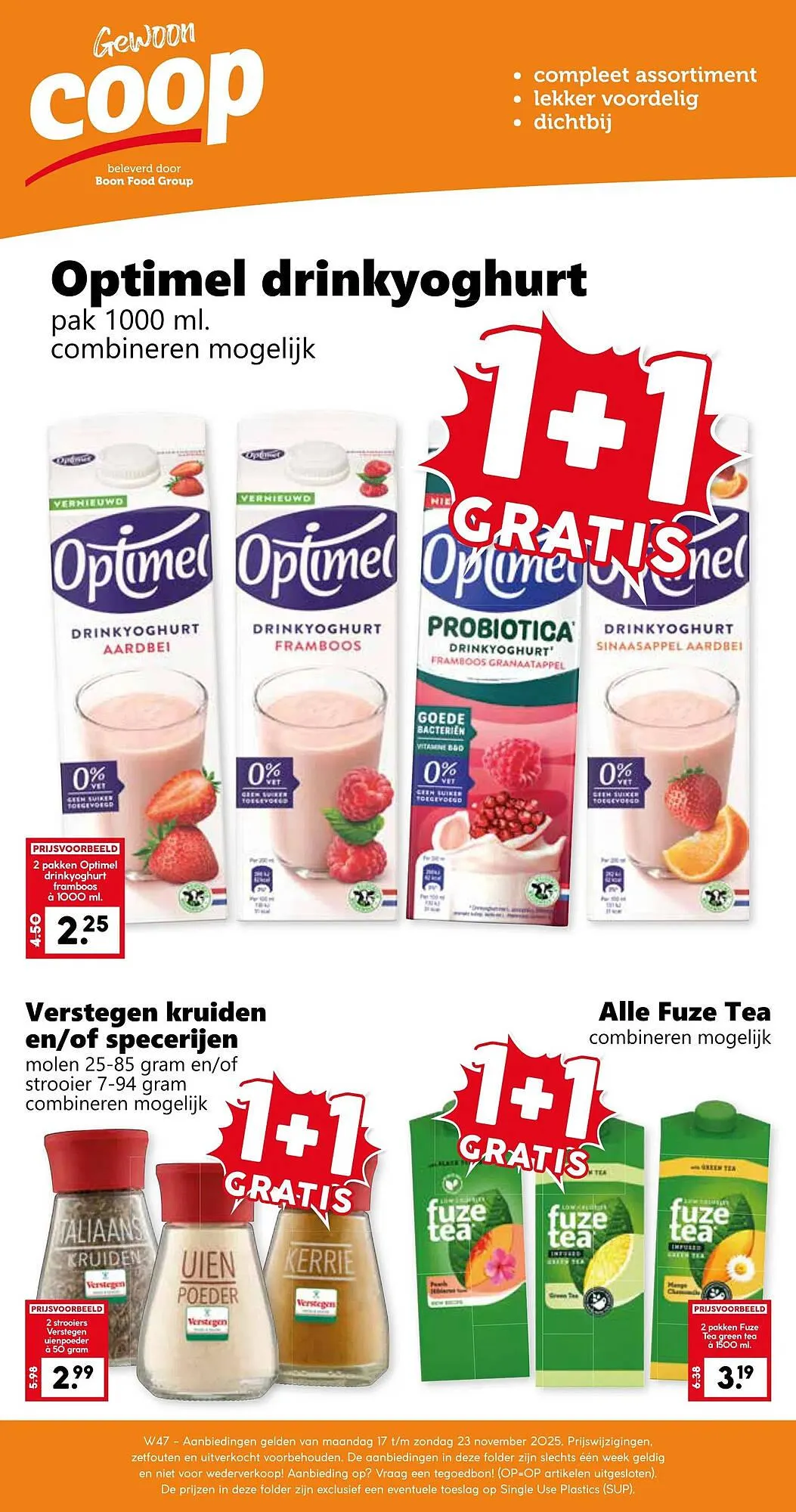 Coop folder van 17 november tot 23 november 2025 - Folder pagina 1