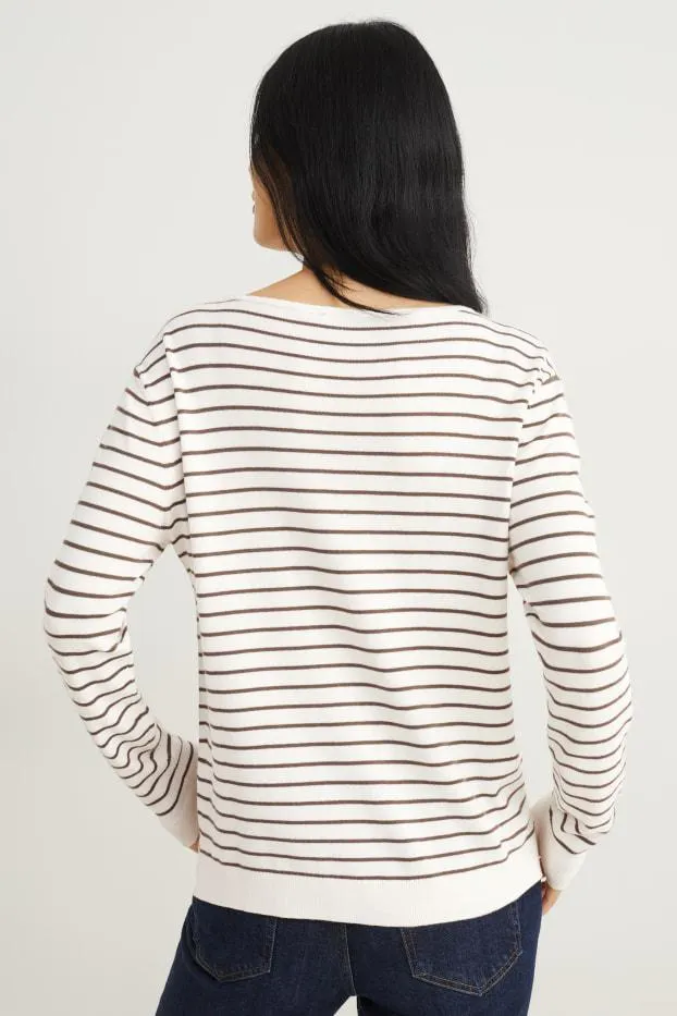 Basic jumper - striped