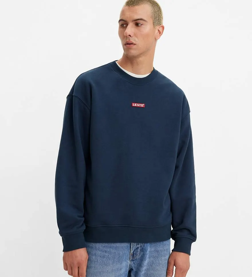 Relaxed Baby Tab Crew Sweatshirt