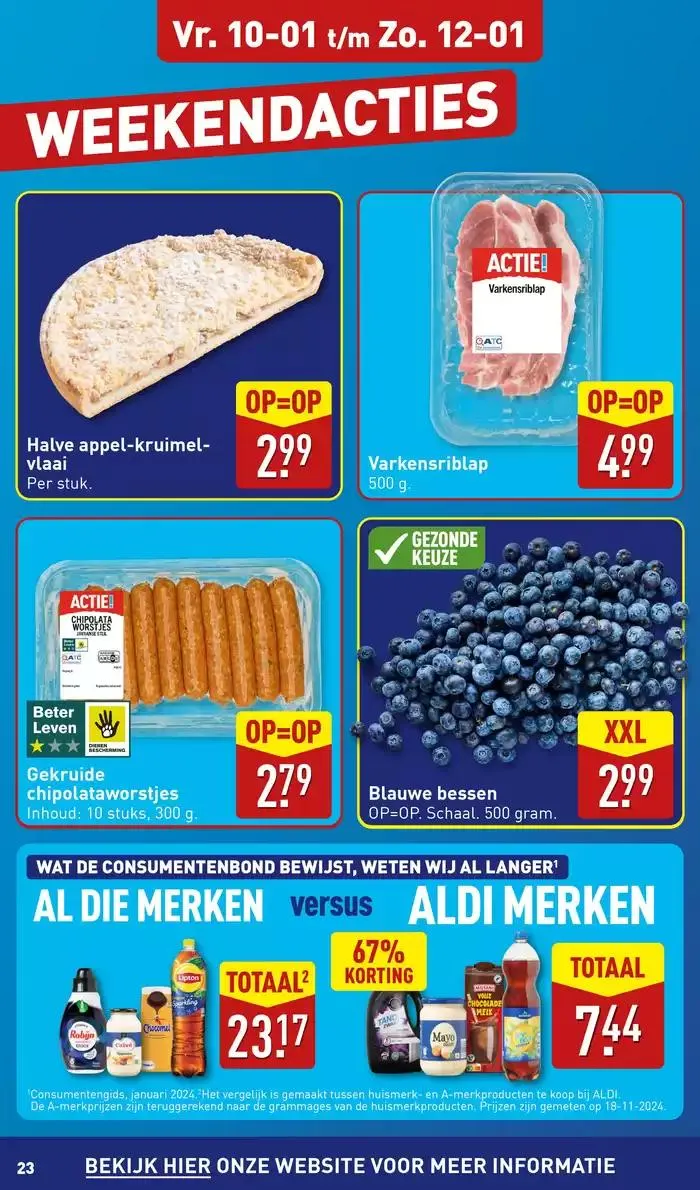 Folder Aldi van 8 januari tot 15 januari 2025 - Folder pagina 23
