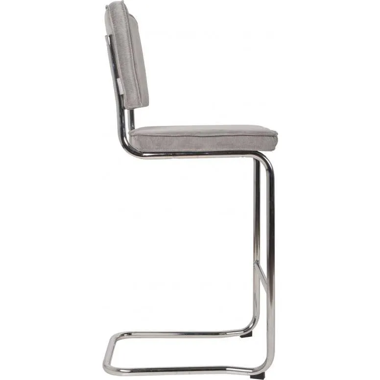Barstoel Ridge Kink Rib - lichtgrijs