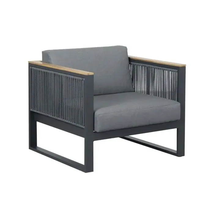 Pablo loungestoel - donker grijs