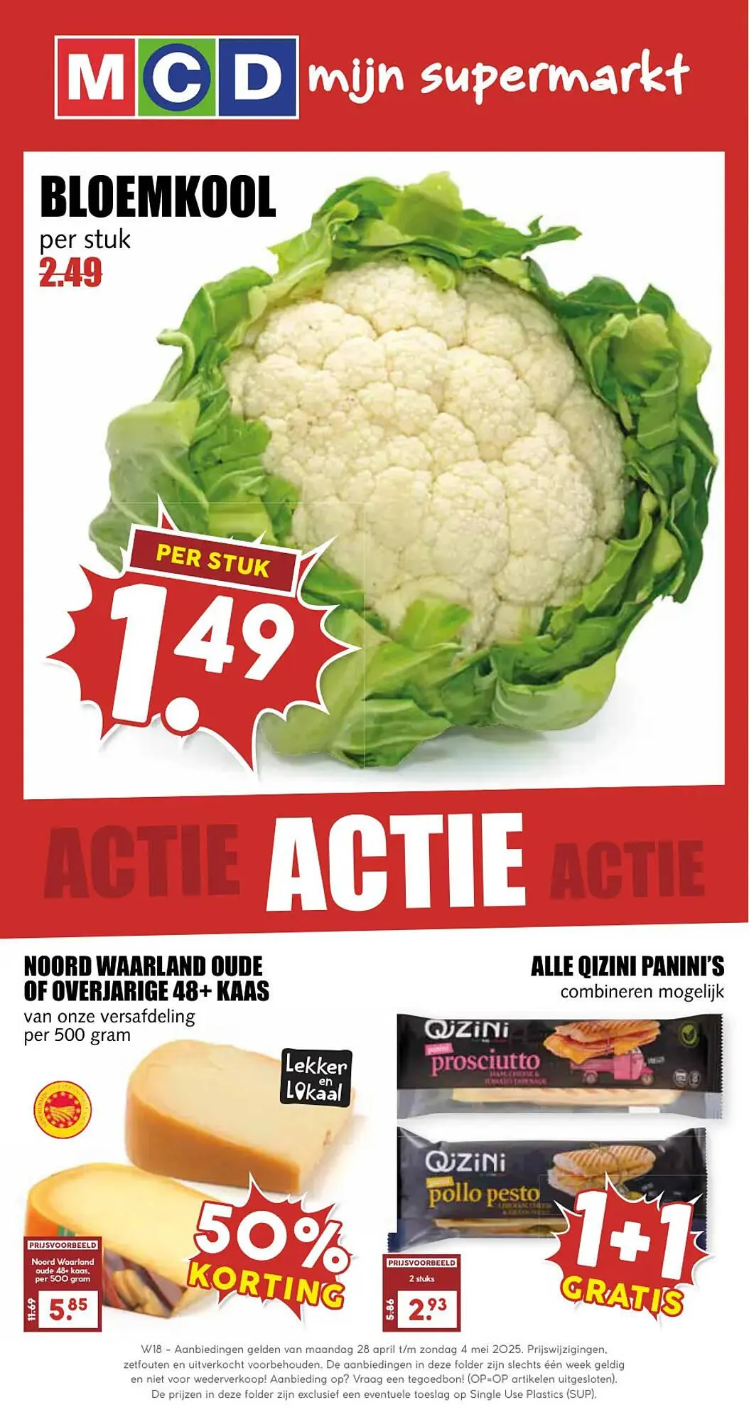 MCD Supermarkt folder van 28 april tot 4 mei 2025 - Folder pagina 1