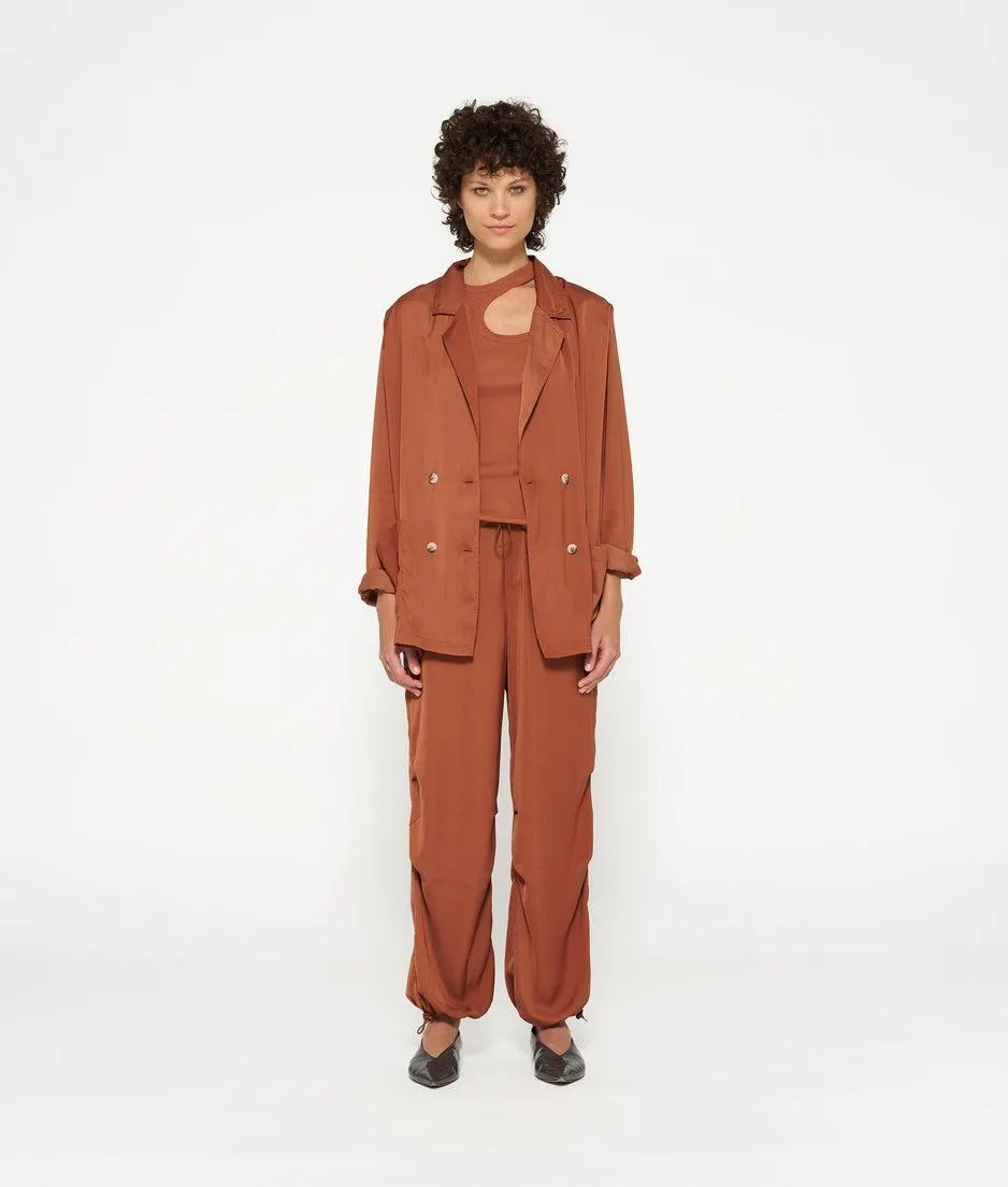 satin parachute pants