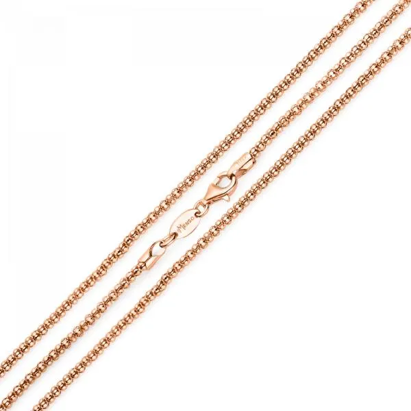 MY iMenso "diabomba" necklace (925/rosegold-plated 1M) (choose your size)