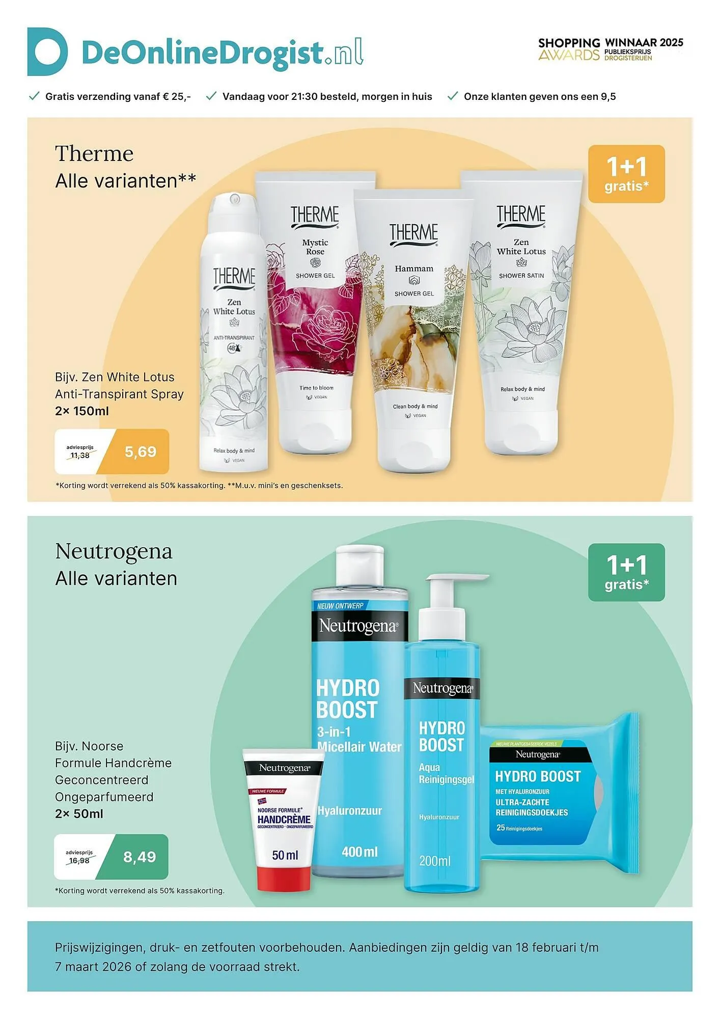 De Online Drogist folder van 18 februari tot 7 maart 2026 - Folder pagina 12