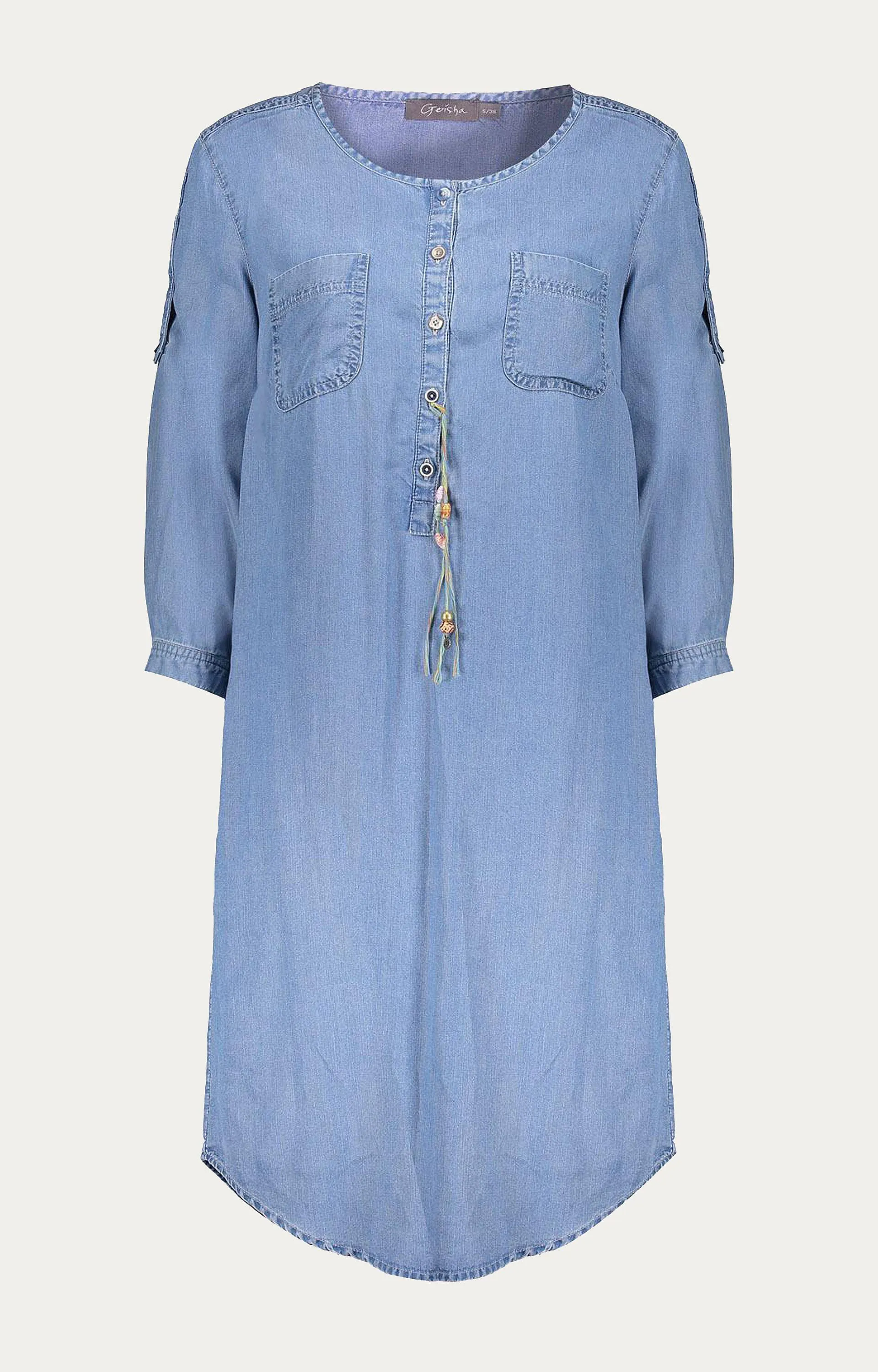 Geisha Dames Denim jurk