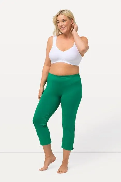 Capribroek, 7/8-lengte, elastische tailleband, tot maat 66/68