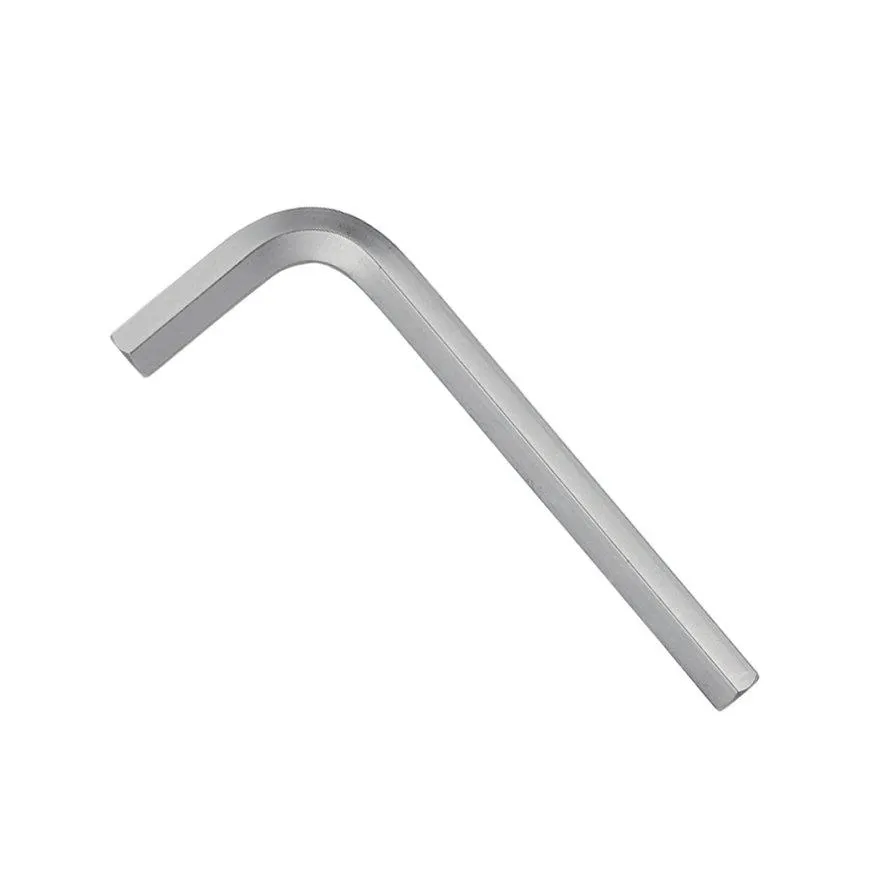 Promat inbussleutel, haaks, kort, S2-staal, l = 125 x 45 mm, sleutelmaat 12 mm