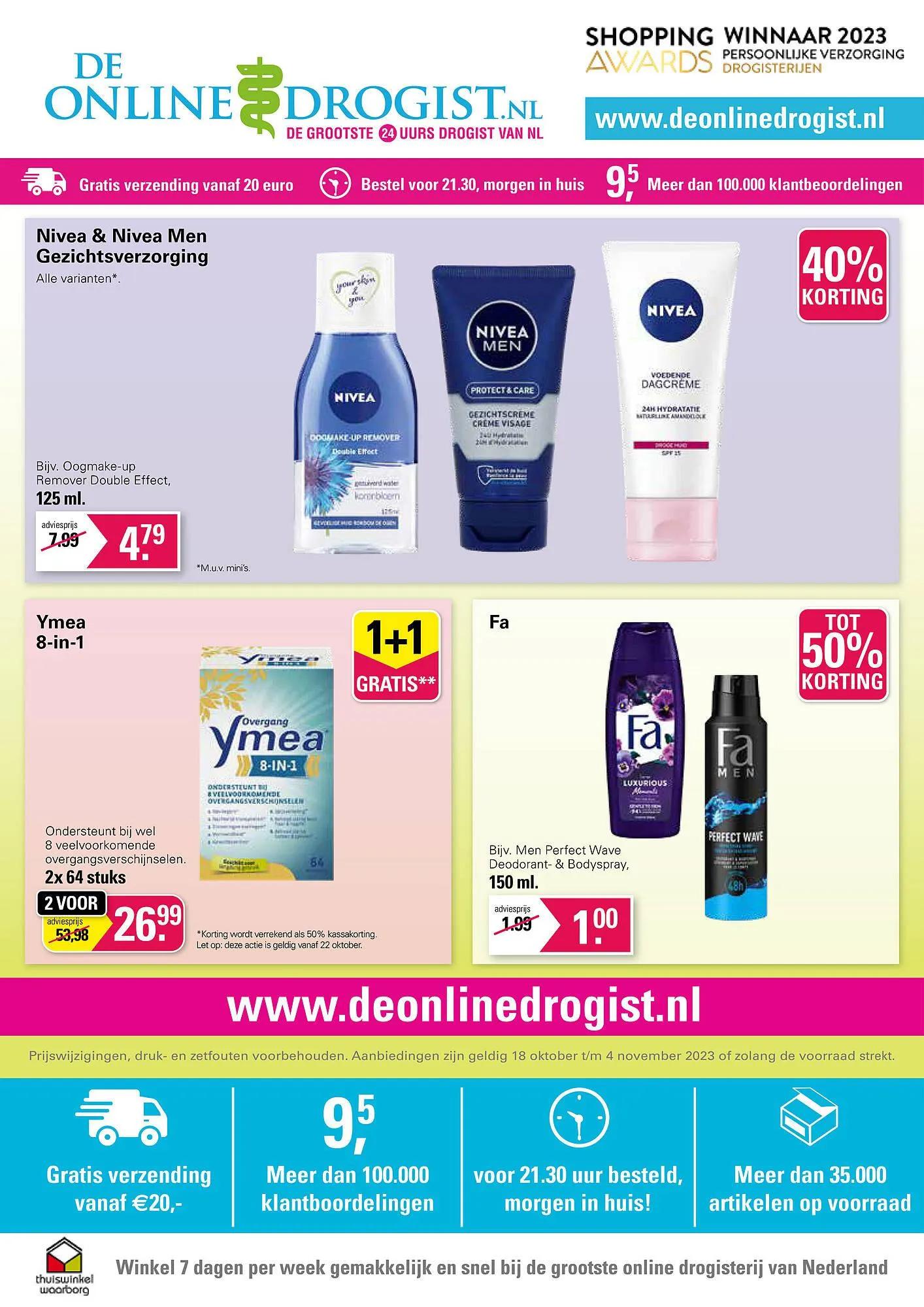 De Online Drogist folder van 18 oktober tot 4 november 2023 - Folder pagina 12