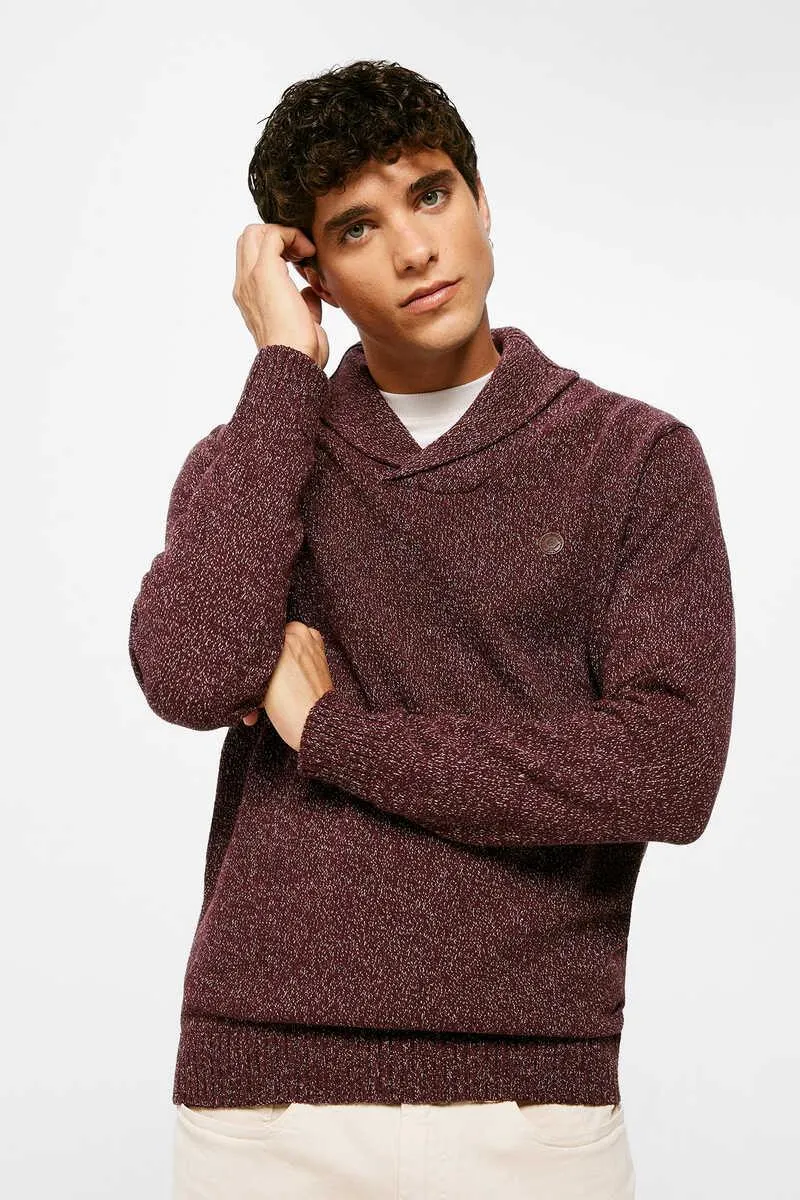 Jersey torzal cuello smoking