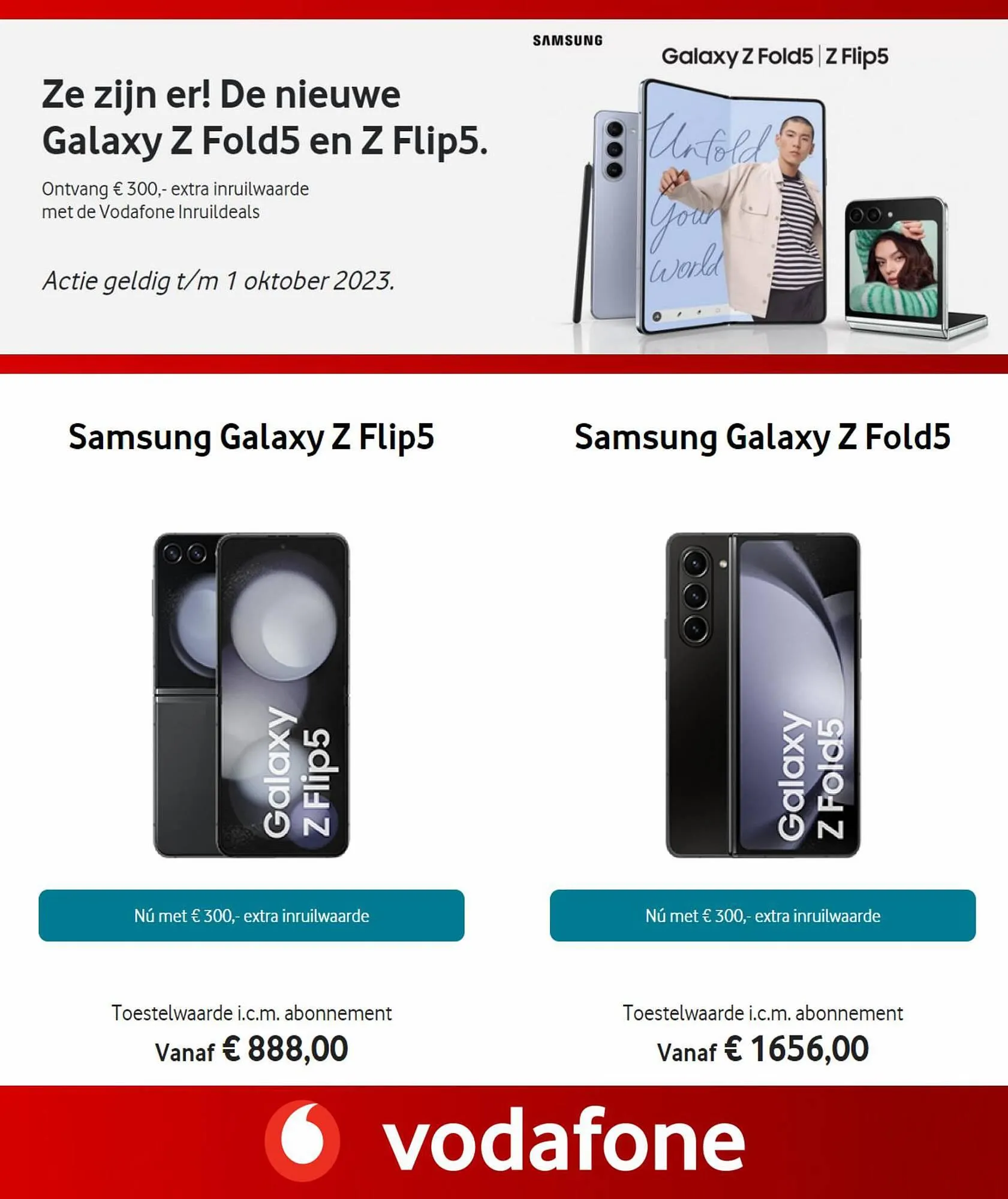 Vodafone folder van 14 augustus tot 1 oktober 2023 - Folder pagina 3