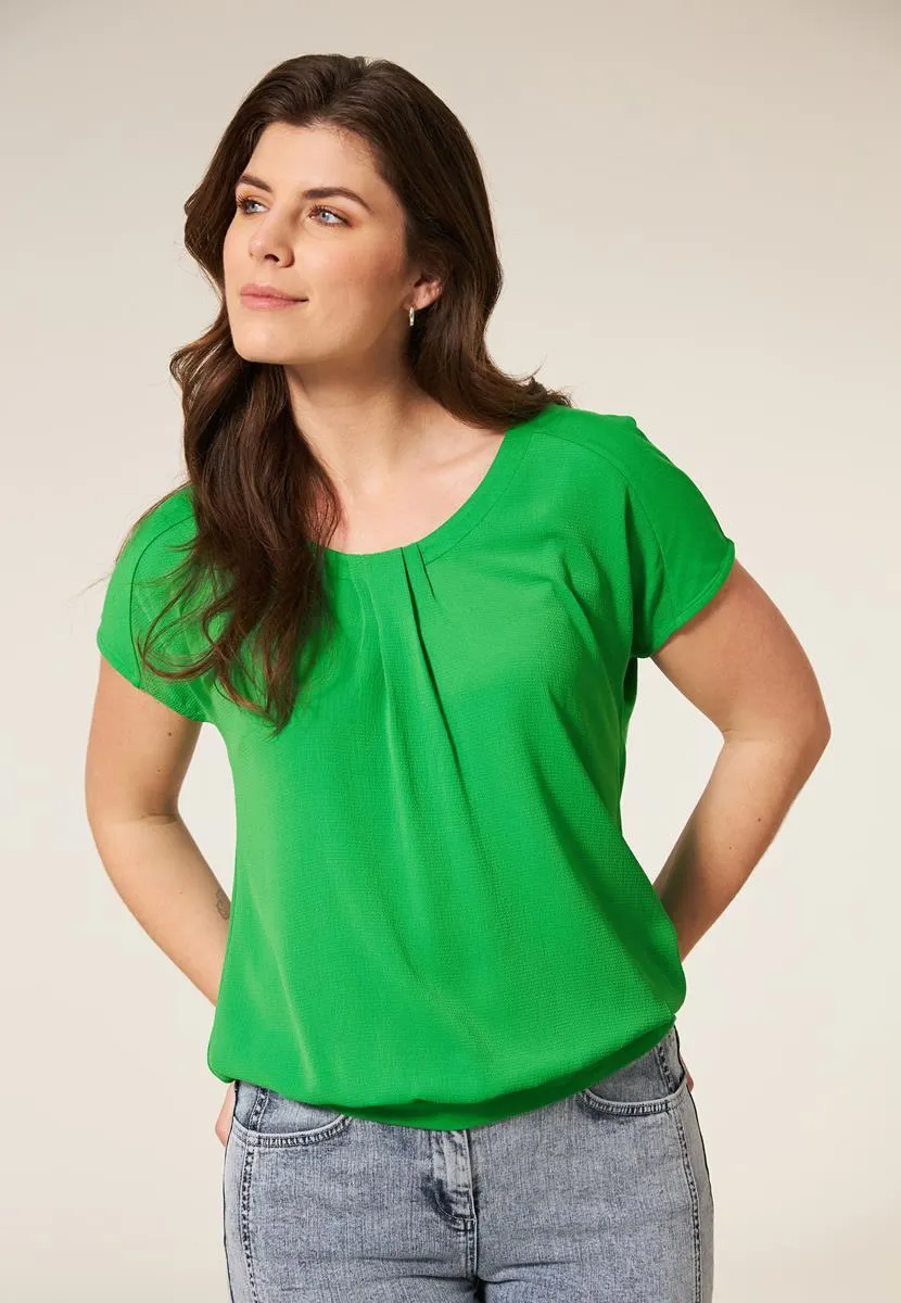 Top korte mouw groen