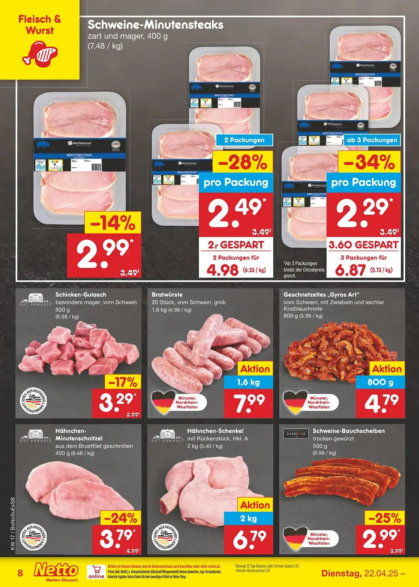 Netto Marken-Discount DE folder van 22 april tot 26 april 2025 - Folder pagina 8