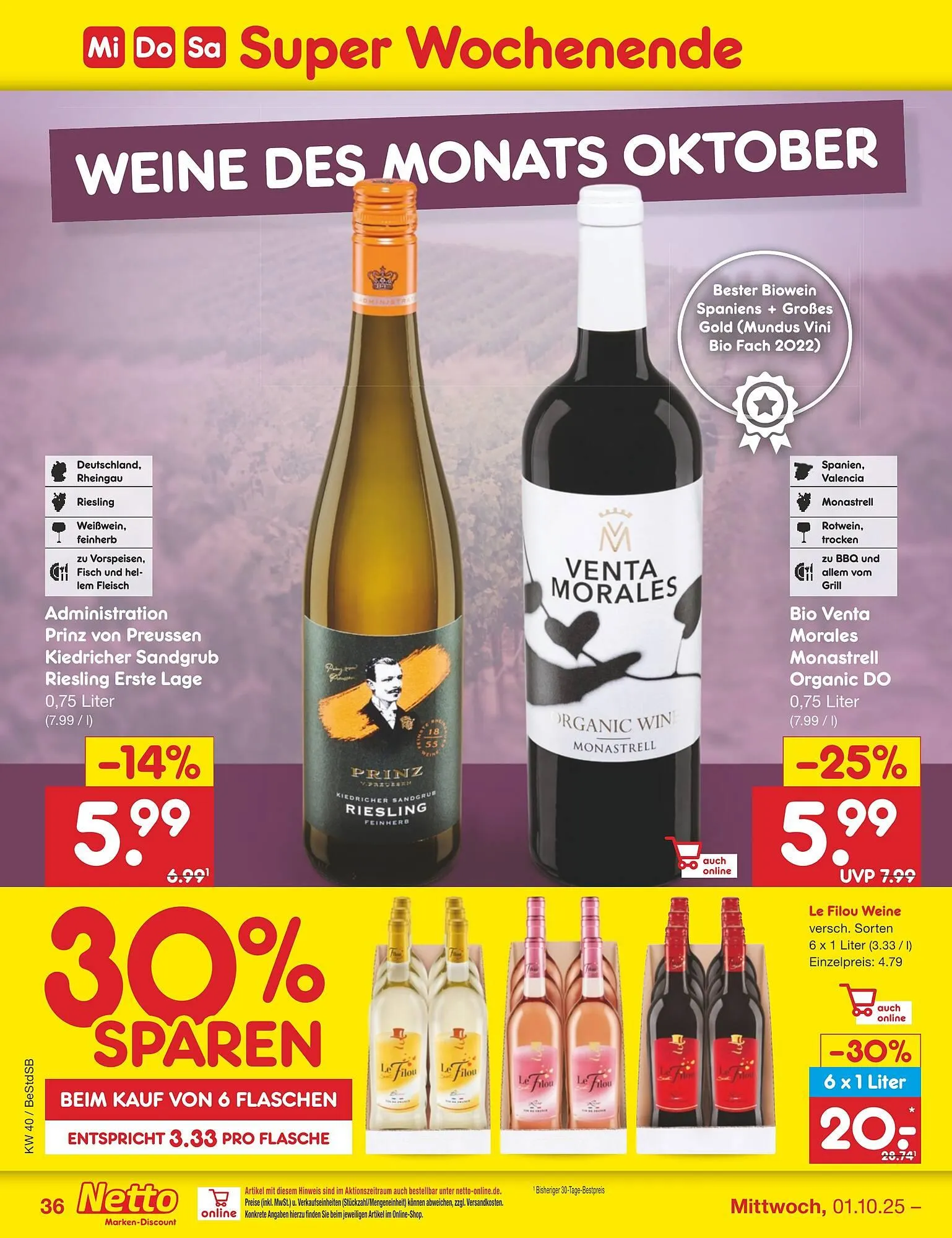 Netto Marken-Discount DE folder van 29 september tot 4 oktober 2025 - Folder pagina 44