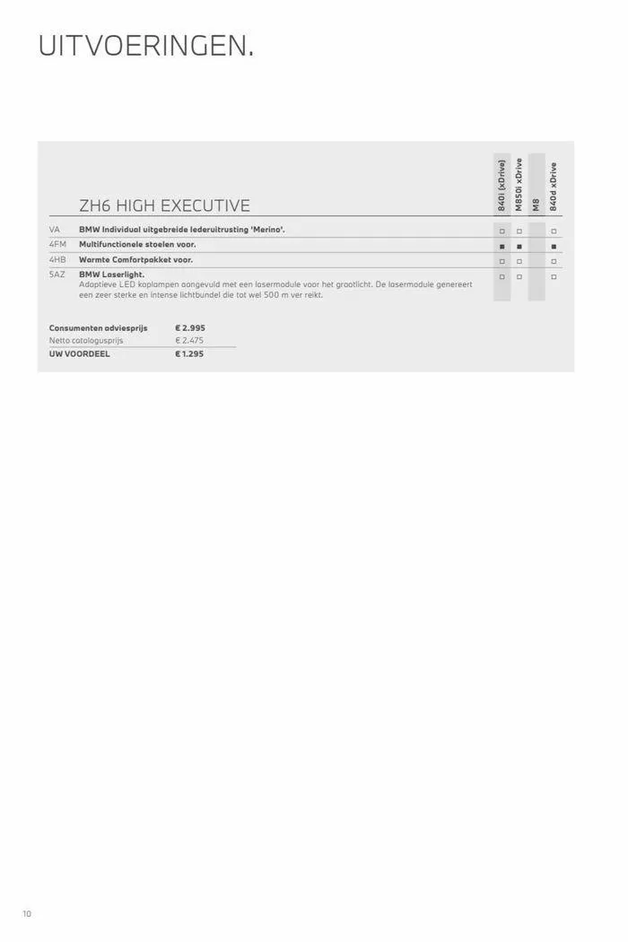 8-serie Coupé & Cabrio van 12 november tot 12 november 2024 - Folder pagina 10