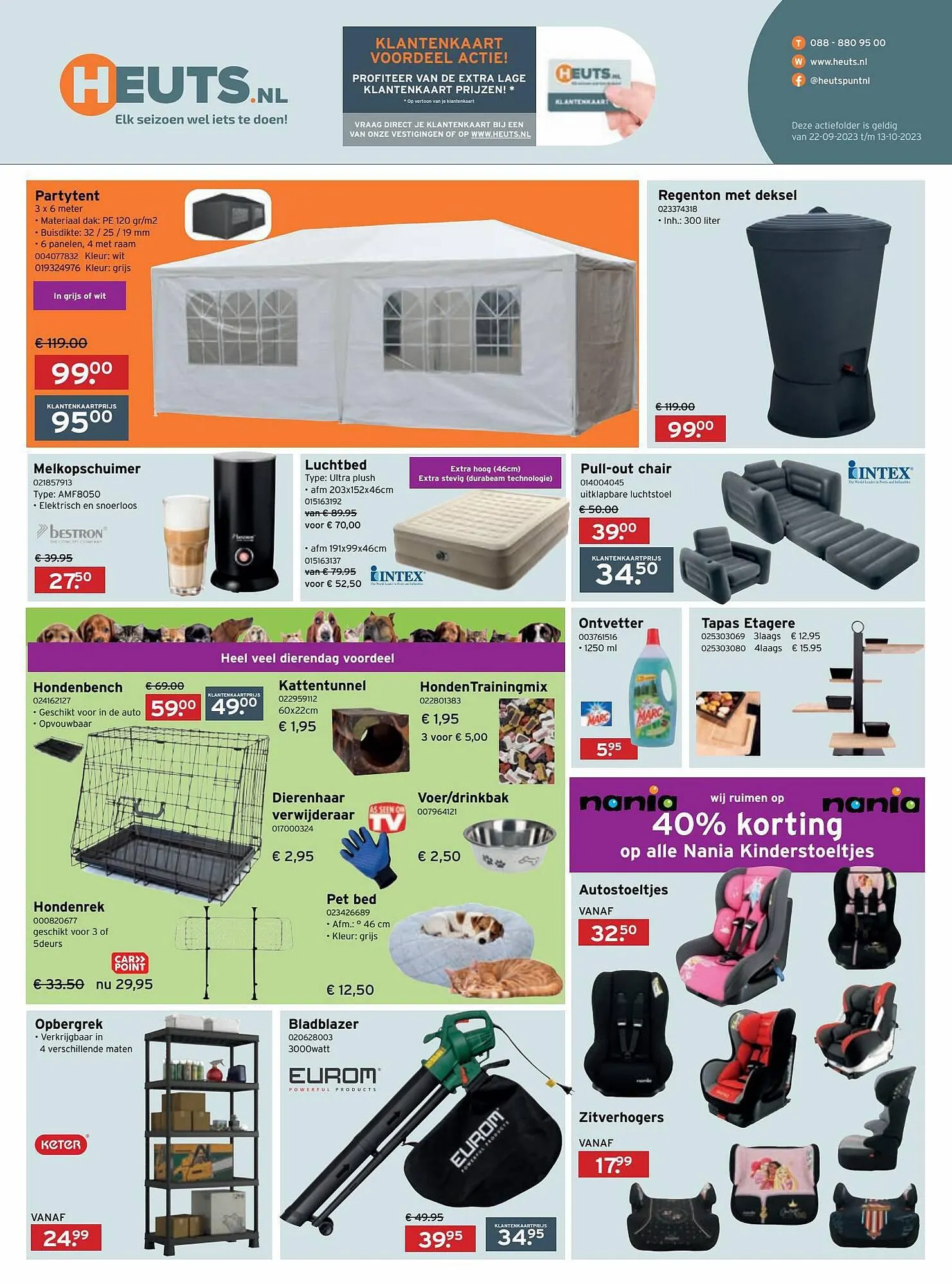 Heuts folder van 23 september tot 13 oktober 2023 - Folder pagina 1