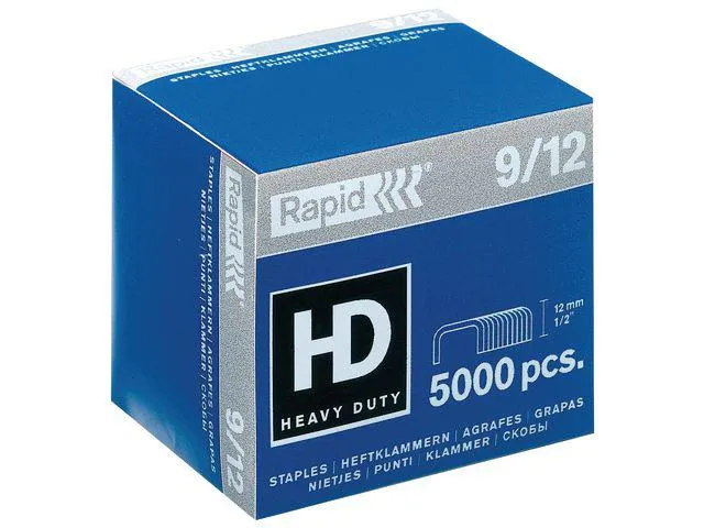 Rapid Nietjes voor blokhechters, 9/12, Verzinkt