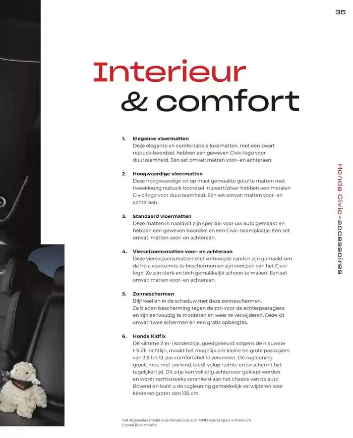 Civic Accessories van 19 november tot 30 juni 2025 - Folder pagina 35