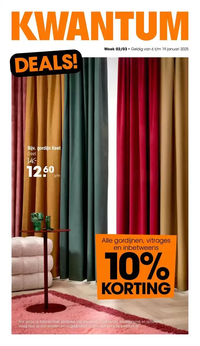 Kwantum Folder - Wk 2-3 Nl Kwantum Folder van 5 januari tot 12 januari 2025 - Folder pagina 1