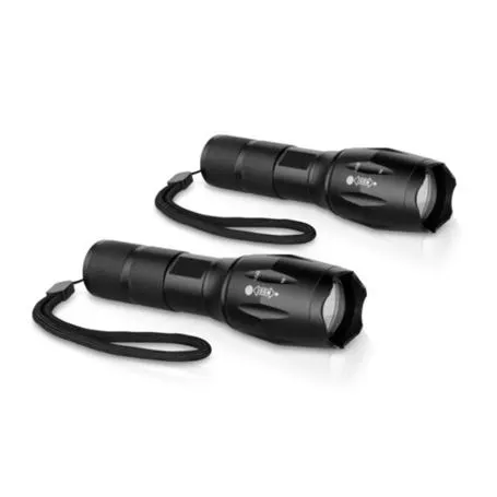 1+1 GRATIS Militaire Zaklamp - 1000 meter