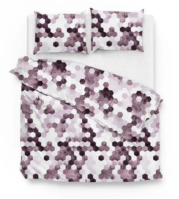 Zo Home Dekbedovertrek Katoen Neo - mauve