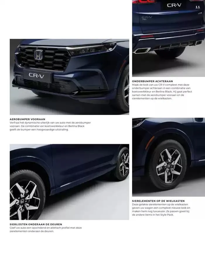 CR-V Accessories van 19 november tot 30 juni 2025 - Folder pagina 11