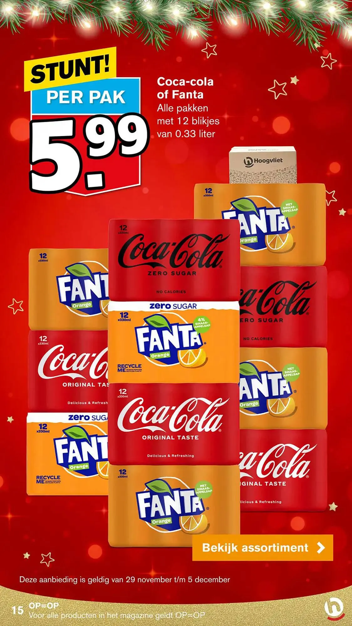 Hoogvliet Kerst magazine van 28 november tot 31 december 2023 - Folder pagina 15