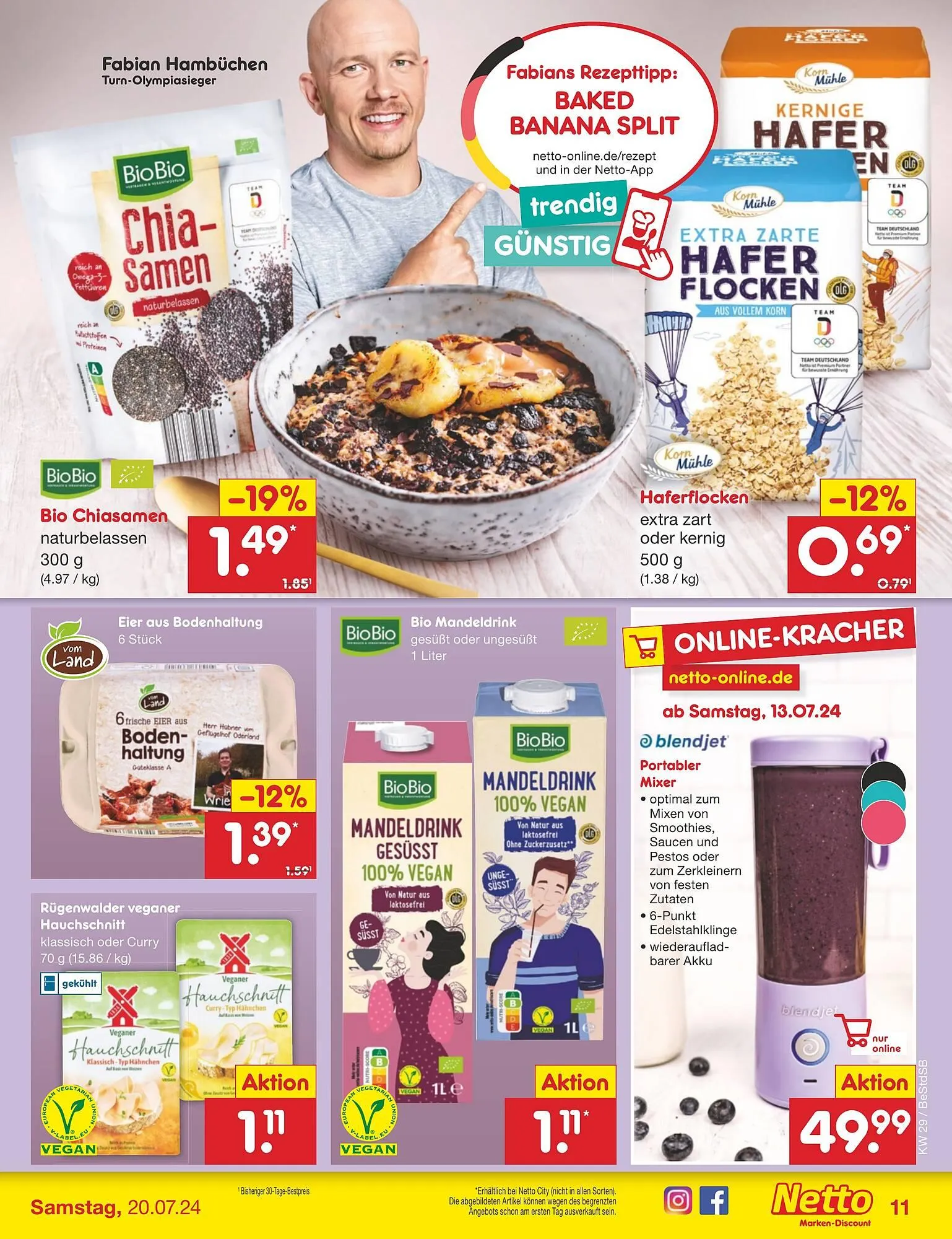 Netto Marken-Discount DE folder van 15 juli tot 20 juli 2024 - Folder pagina 11