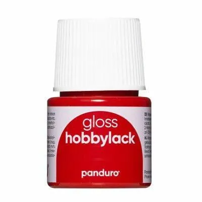 Panduro hobbylak - 45 ml - glans - kerstrood