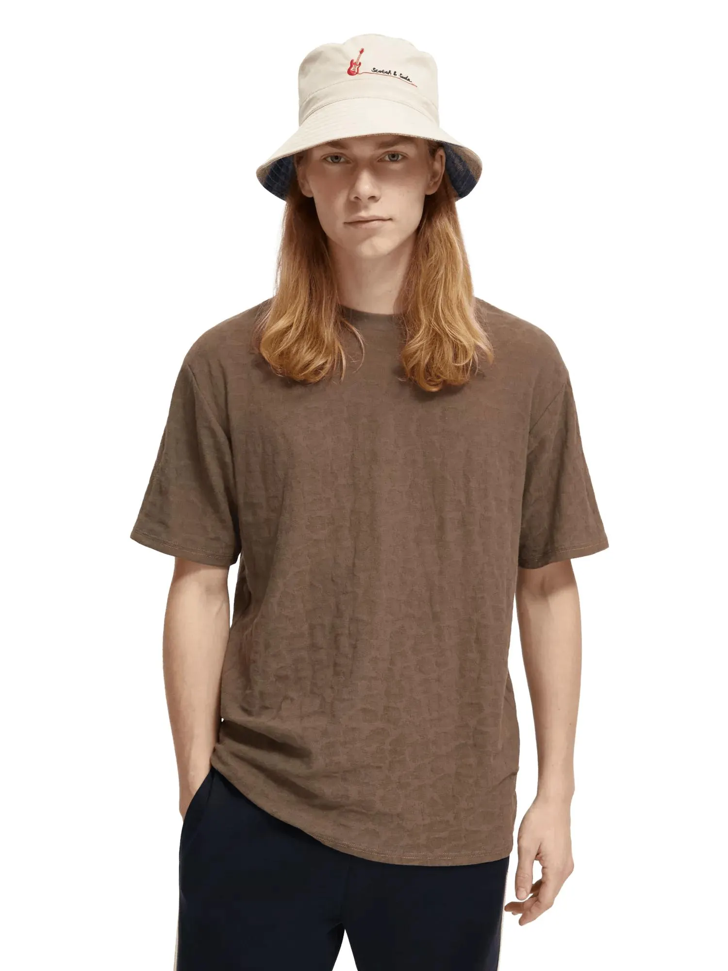 Relaxed fit jacquard T-shirt