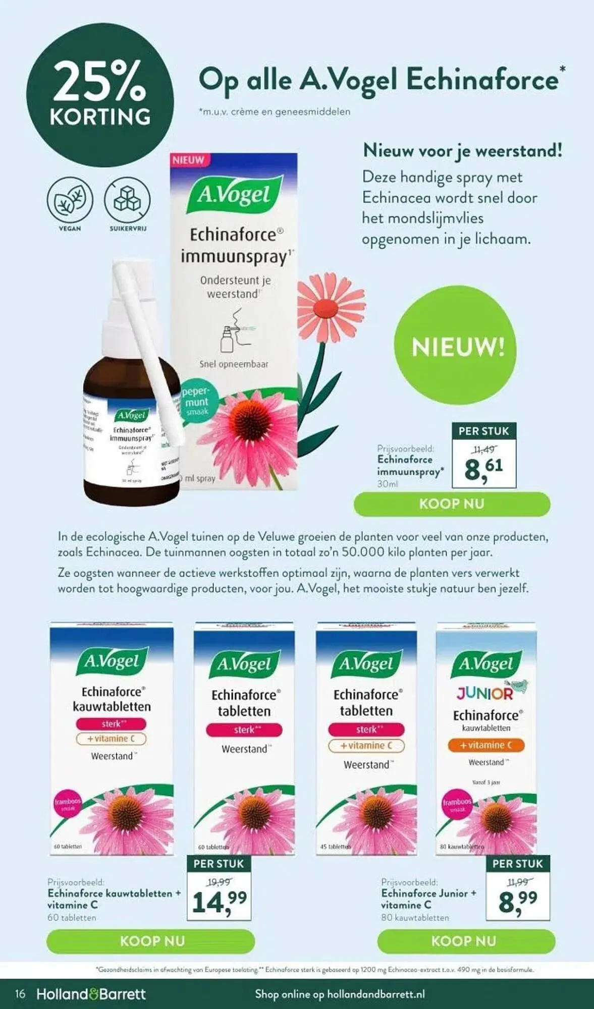 Holland & Barrett folder van 30 oktober tot 26 november 2023 - Folder pagina 16